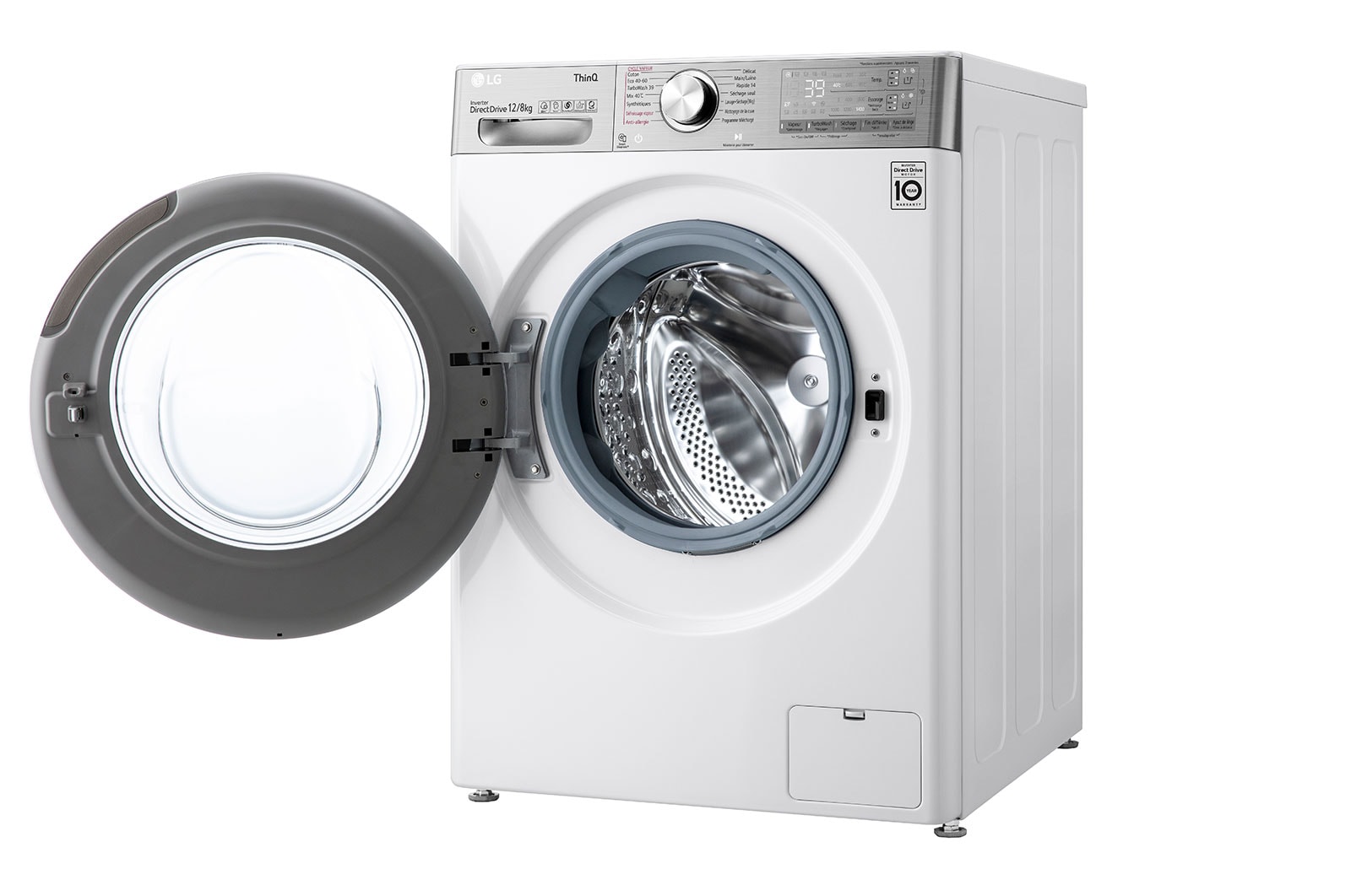 LG Lavante-séchante 12/8kg kg - 81L | AI Direct Drive? | Dosage automatique | Moteur Direct Drive? garanti 10 ans, LG F284V92WSTA