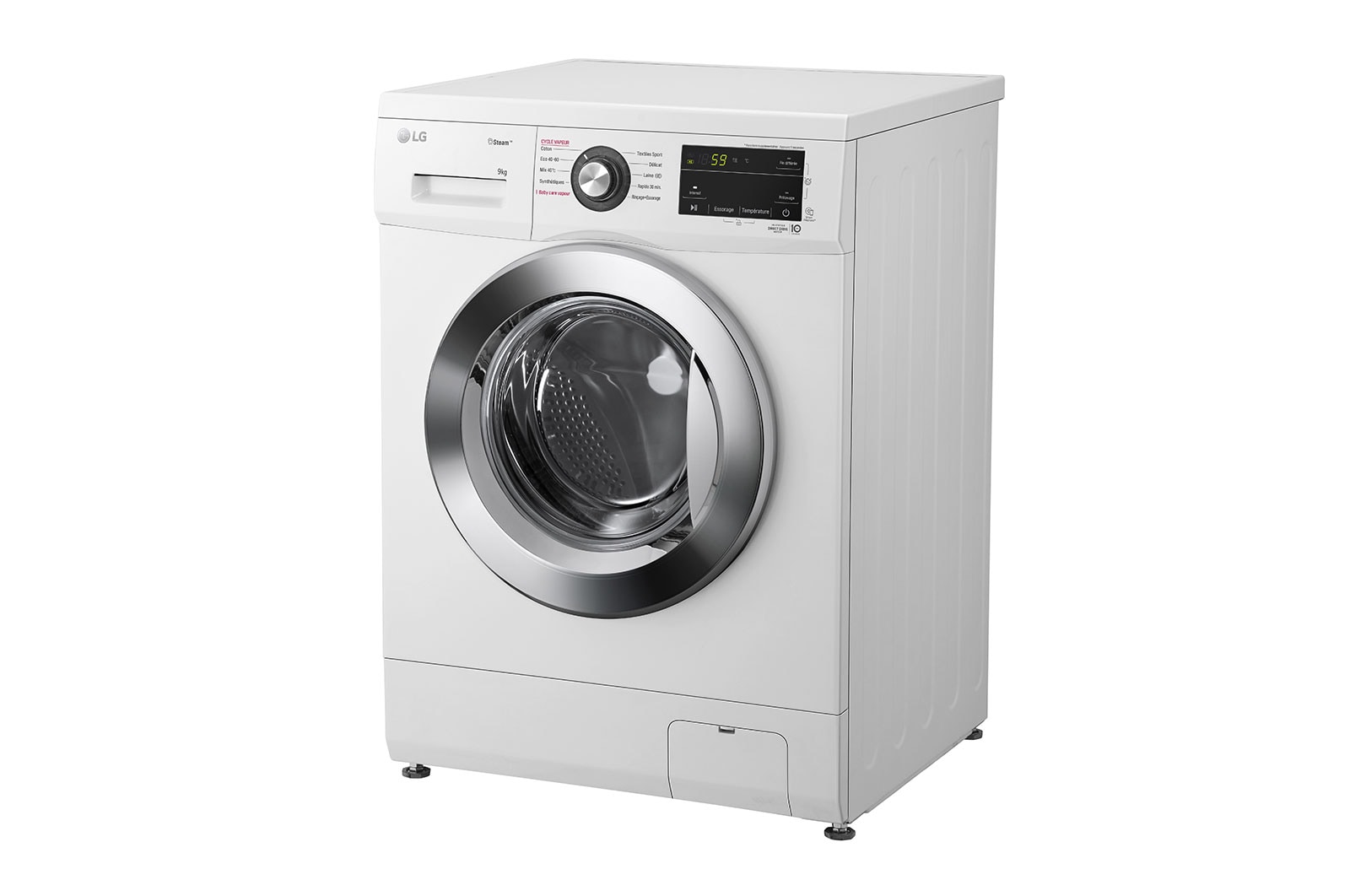 LG Lave-linge 9 kg | Moteur Direct Drive? garanti 10 ans | Top amovible, LG F94M22WHS