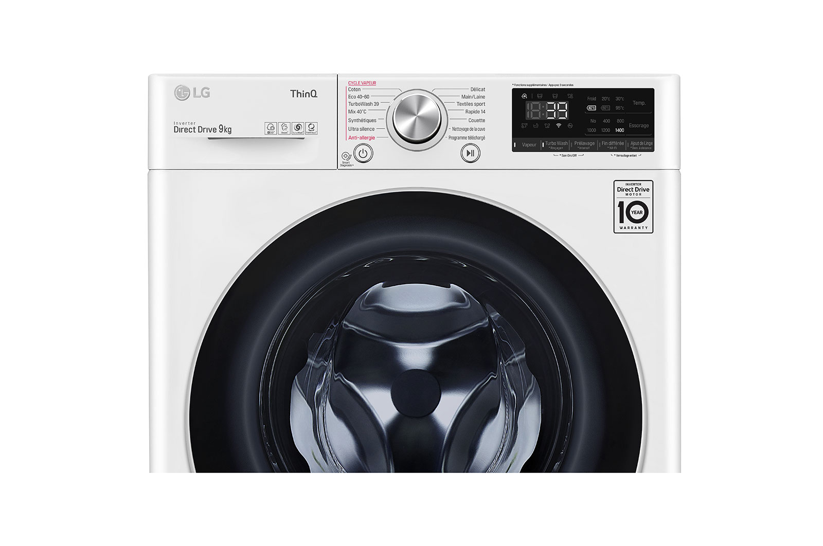 LG F94V71WHST Vue de face