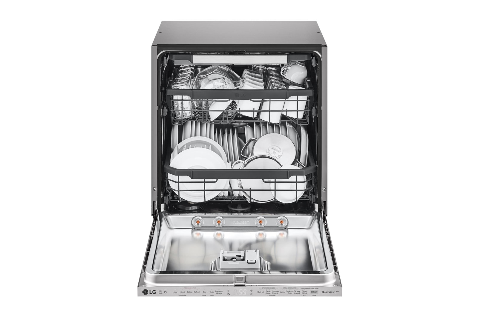 LG Lave-vaisselle encastré LG QuadWash avec TrueSteam, LG DB325TXS