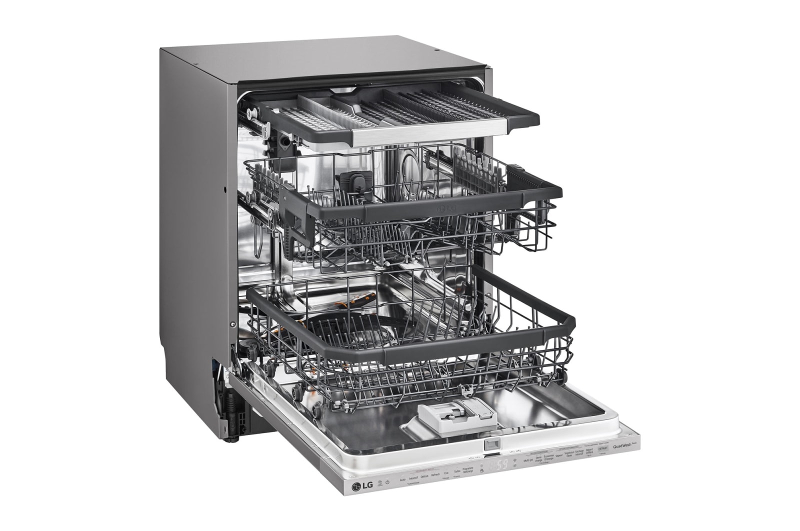 LG Lave-vaisselle encastré LG QuadWash avec TrueSteam, LG DB325TXS
