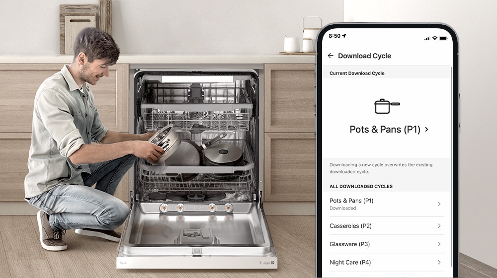 Téléchargez Plus d'options de nettoyage avec l'application ThinQ?