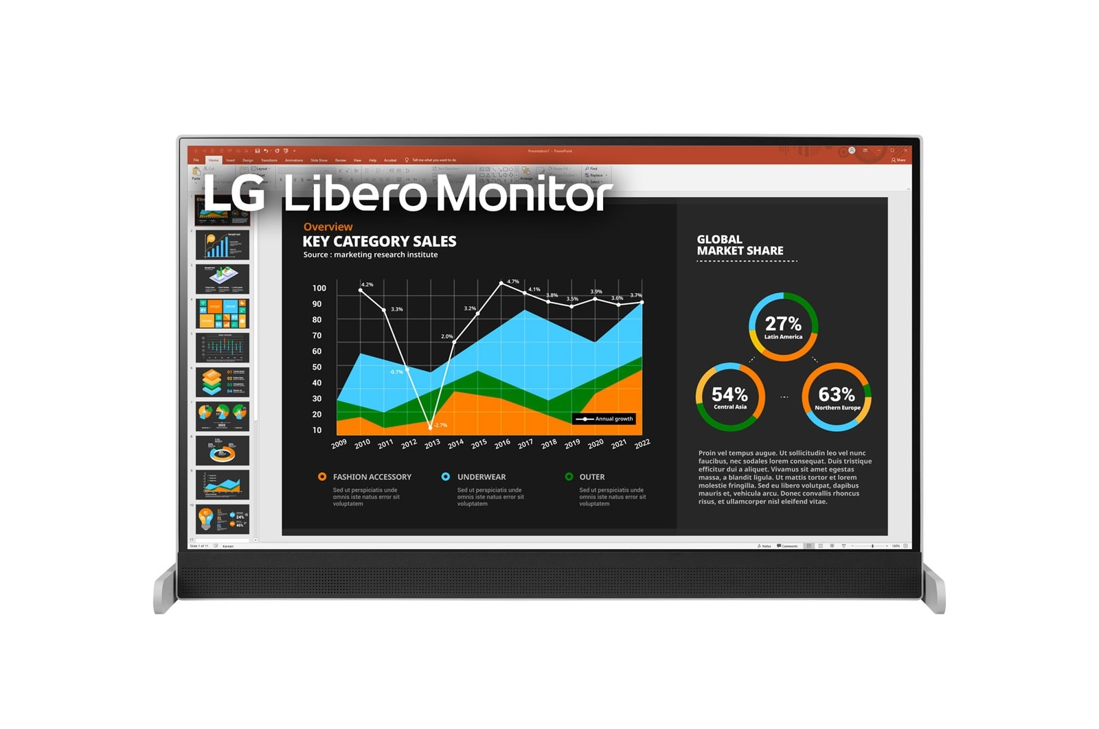 LG 27" (68.5 cm) | écran IPS format 16:9e | Résolution QHD 2560 x 1440 | HDMI, USB-C (65W) | Moniteur Libero avec Webcam FHD amovible, LG 27BQ70QC-S