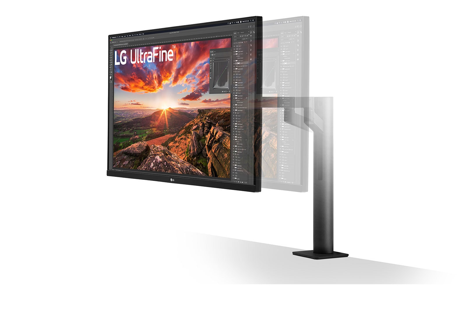 LG Moniteur 4K Ergo UltraFine? 32'' | IPS 16:9e | Résolution UHD 4K 3840 x 2160, LG 32UN880P-B