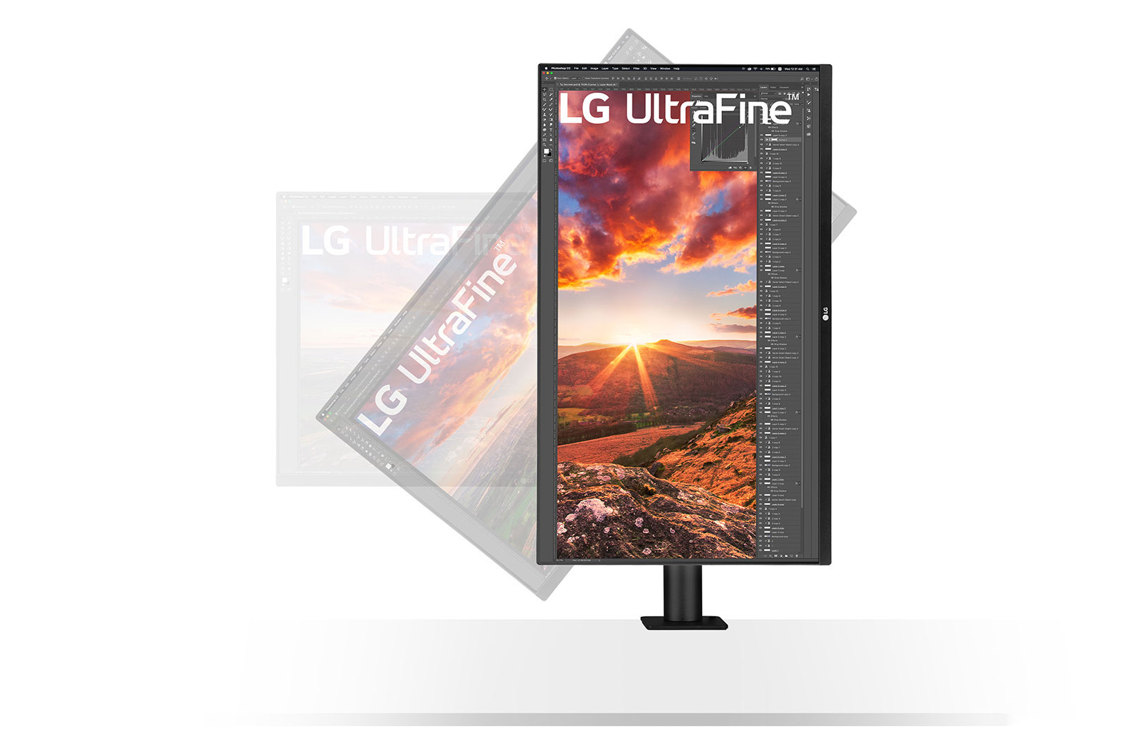 LG Moniteur 4K Ergo UltraFine? 32'' | IPS 16:9e | Résolution UHD 4K 3840 x 2160, LG 32UN880P-B