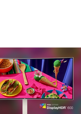 HDR600 avec DCI-P3 98?% (typique).