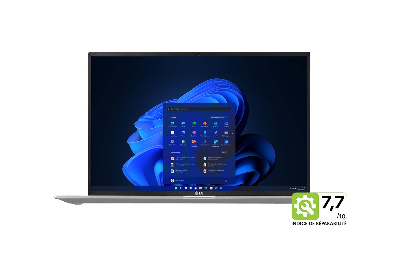 LG gram 16Z90P | Windows 11 Pro | 16'' 1.2kg | Intel? Core? i5 | RAM 16Go | SSD 512Go NVME, LG 16Z90P-G.AP56F