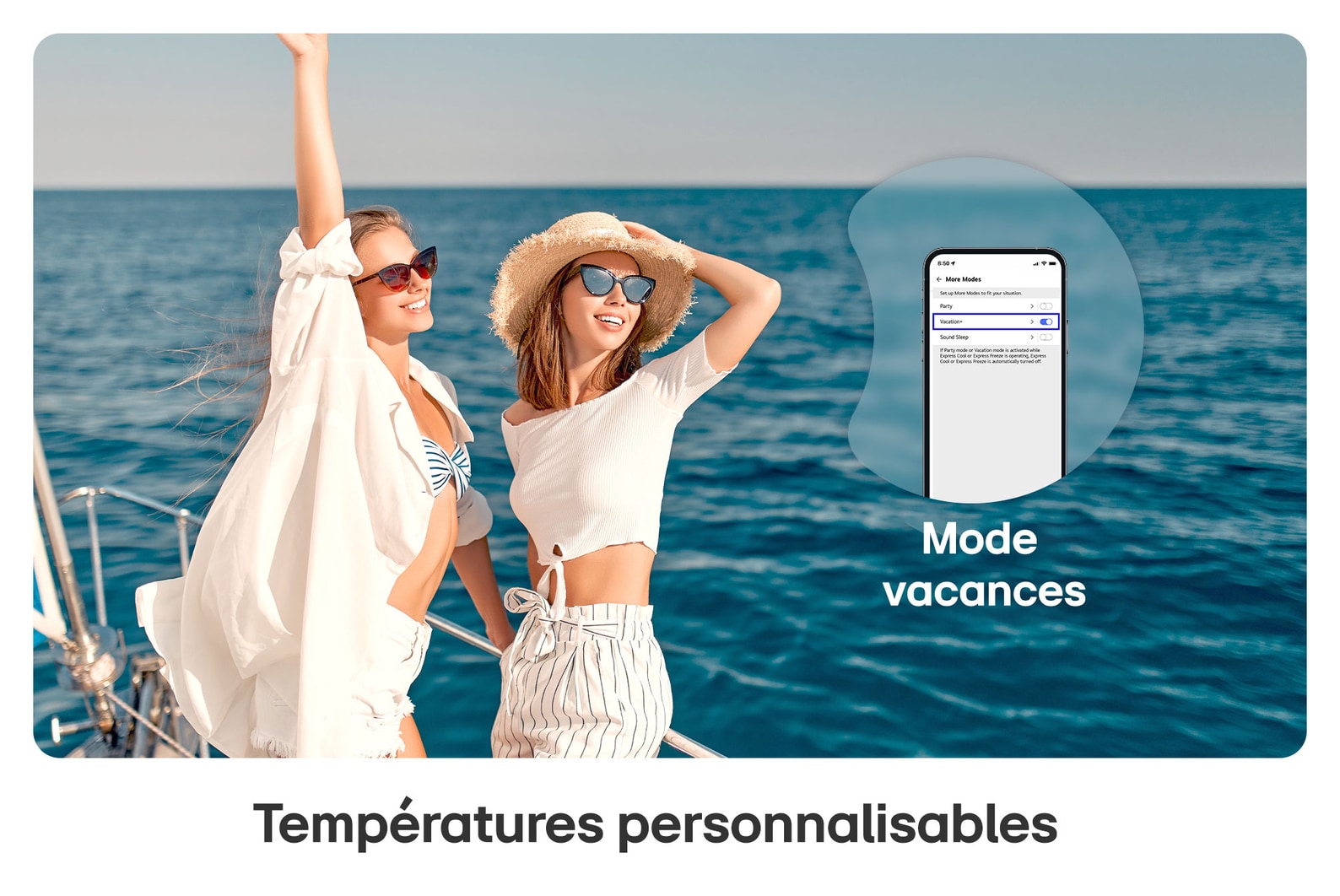 LG GBG719MDNN Personnaliser la température