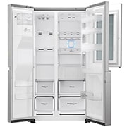 LG Réfrigérateur Américain | InstaView Door-in-Door ? | 625L | Compresseur Linéaire | Total No Frost | Wi-Fi | F, LG GSK6676SC