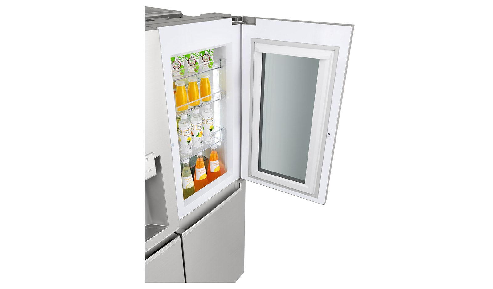 LG Réfrigérateur Américain | InstaView Door-in-Door ? | 625L | Compresseur Linéaire | Total No Frost | Wi-Fi | F, LG GSK6676SC