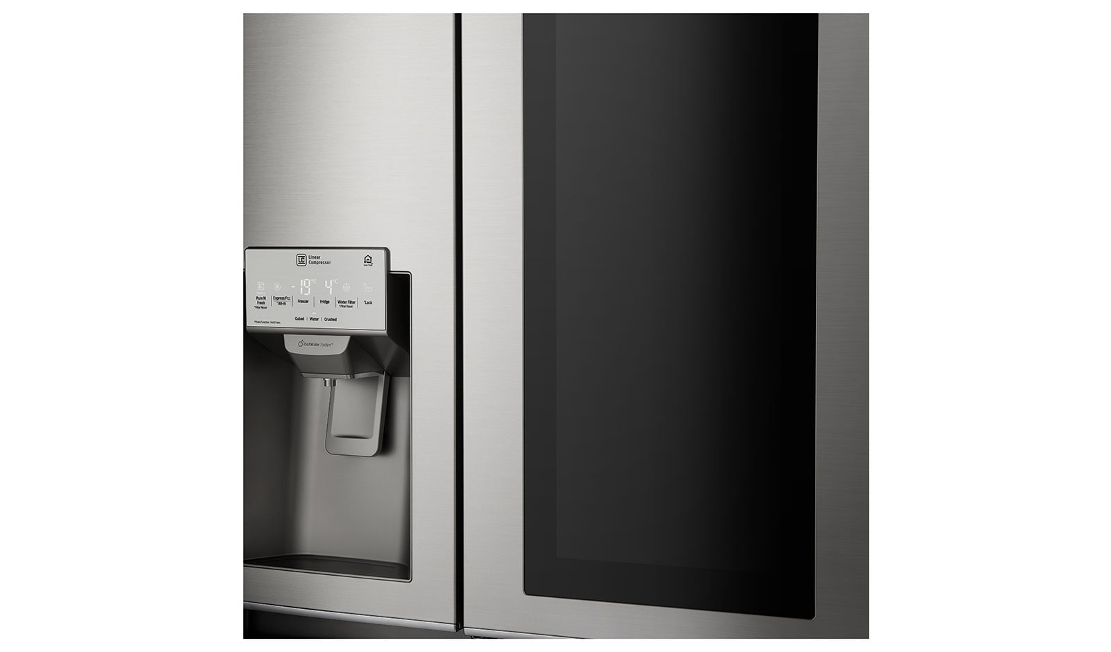 LG Réfrigérateur Américain | InstaView Door-in-Door ? | 625L | Compresseur Linéaire | Total No Frost | Wi-Fi | F, LG GSK6676SC