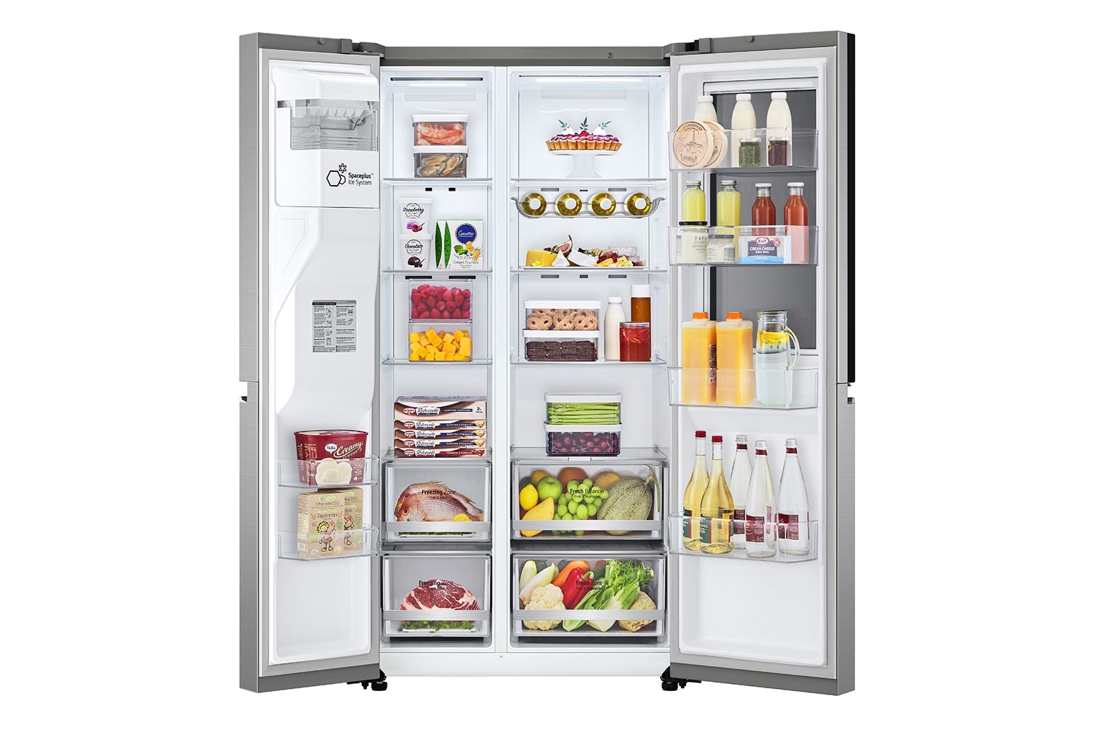 LG Réfrigérateur Américain | 635L | Instaview, LG GSXV80PZLE