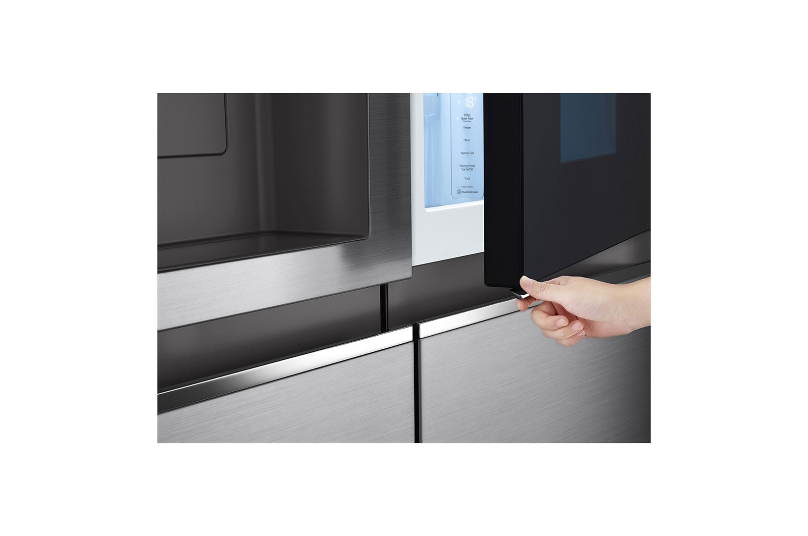 LG Réfrigérateur Américain | 635L | Instaview, LG GSXV80PZLE