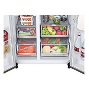 LG Réfrigérateur Américain | 635L | InstaView?, LG GSXV90BSAE