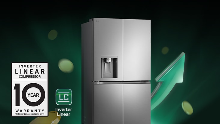 Le compresseur Inverter Linéaire? de LG maintient des températures idéales de manière efficace et rapide