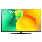 Une vue avant du téléviseur LG NanoCell