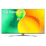 Une vue avant du téléviseur LG NanoCell