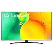 Une vue avant du téléviseur LG NanoCell