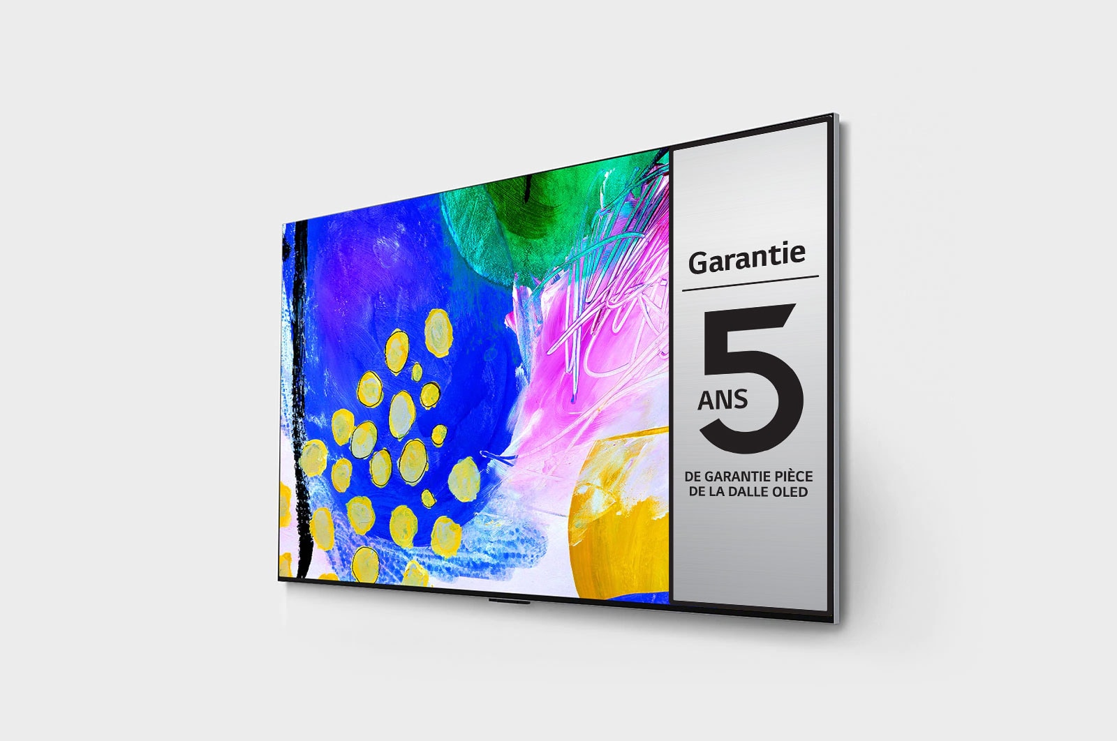 LG TV LG OLED evo G2 | Gallery Edition | 2022 | 55'' (139 cm) | UHD | Processeur α9 Gen5 AI, LG OLED55G26LA