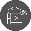 Image montrant divers services de streaming avec leurs programmes respectifs à c?té de chaque logo.