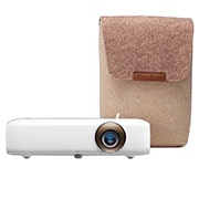 LG Vidéoprojecteur LED DLP | 550 Lumens | Résolution HD : 1280x720 | 100,000:1, LG PH510PG