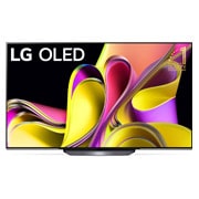 Vue avant du LG OLED et logo 10 ANS N°1 DES TV OLED