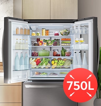 Capacité du réfrigérateur de 750?L
