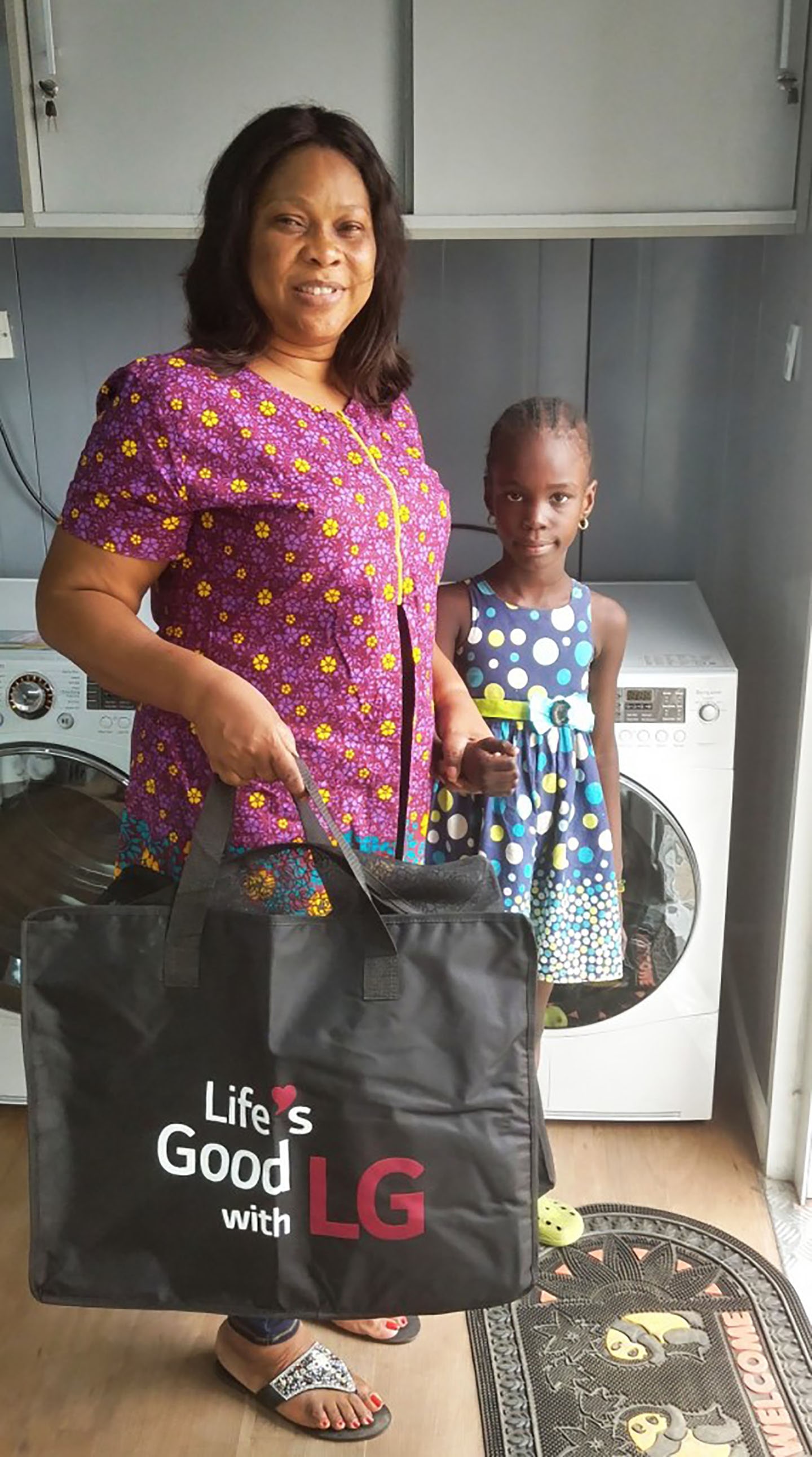 LG BRINGS FREE LAUNDRY SERVICE TO RESIDENTS OF OGBA COMMUNITY IN NIGERIA