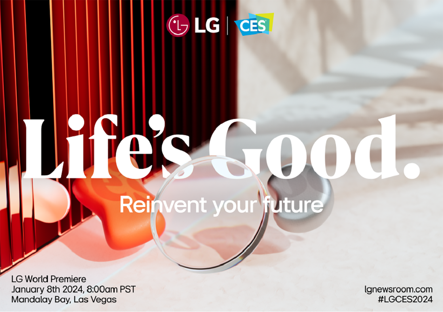 LG to Present Innovative Solutions for a Better Life at CES 2024
