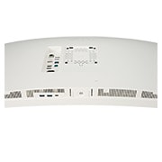 38WR85QC UltraWide? 弧形顯示器底部連接埠的近視圖