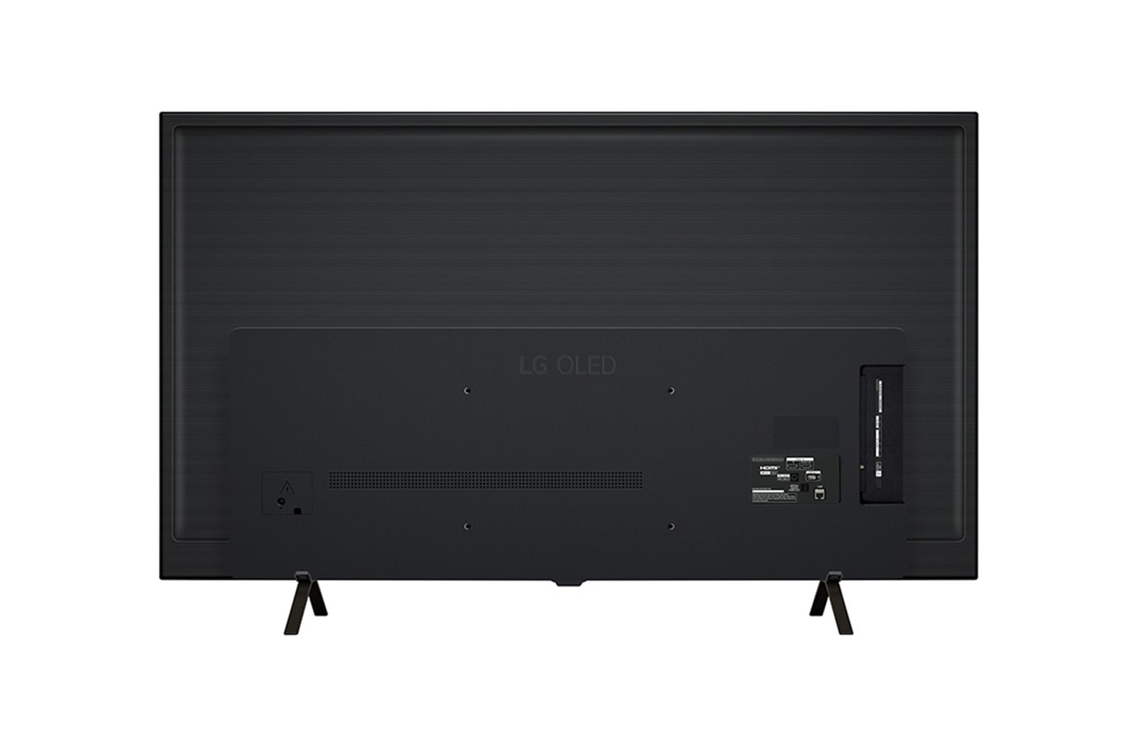 LG OLED B4E 電視的後面視圖