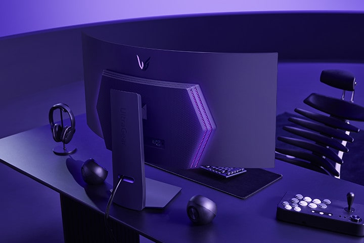 Product image of back light on.	