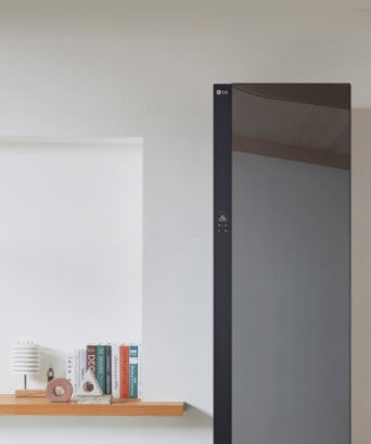 LG Styler in the living room	