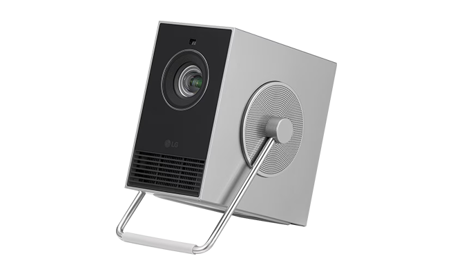LG mosógép és LG projektor képei.