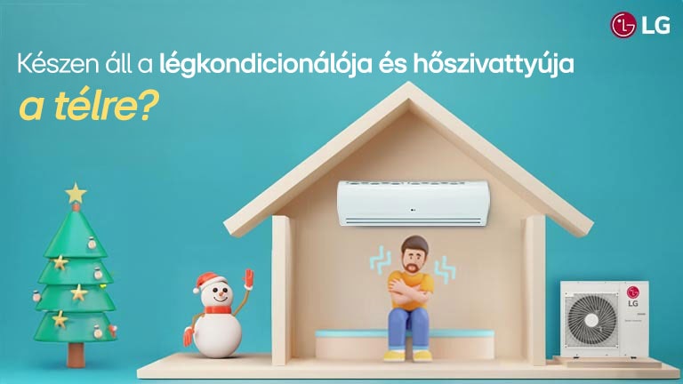 LG légkondicionáló rendszer téli el?készítés, h?szivattyú karbantartás, tippek hideg id?re