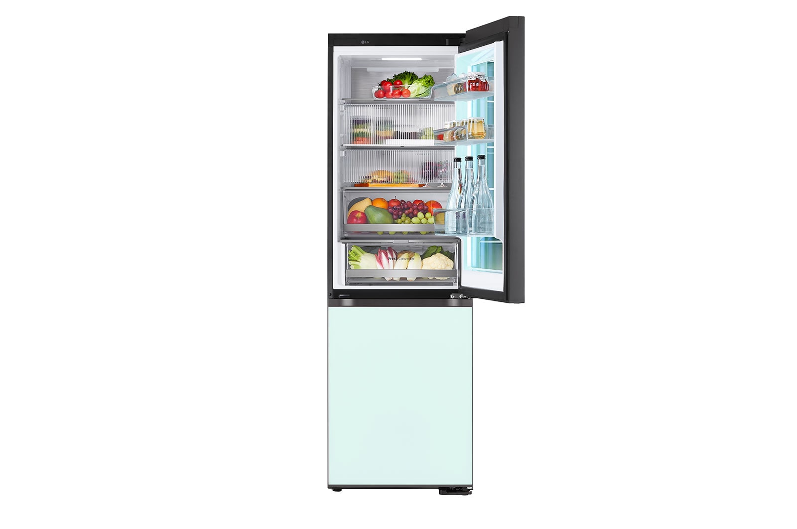 LG InstaView? MoodUP? Alulfagyasztós h?t?szekrény, ThinQ? technológia, 352L kapacitás, GBG719MDNN