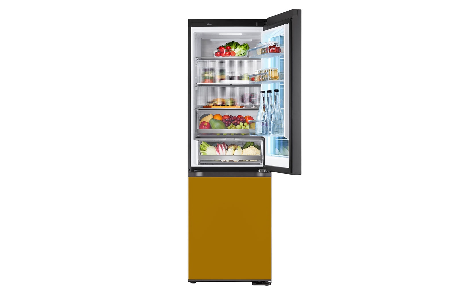 LG InstaView? MoodUP? Alulfagyasztós h?t?szekrény, ThinQ? technológia, 352L kapacitás, GBG719MDNN