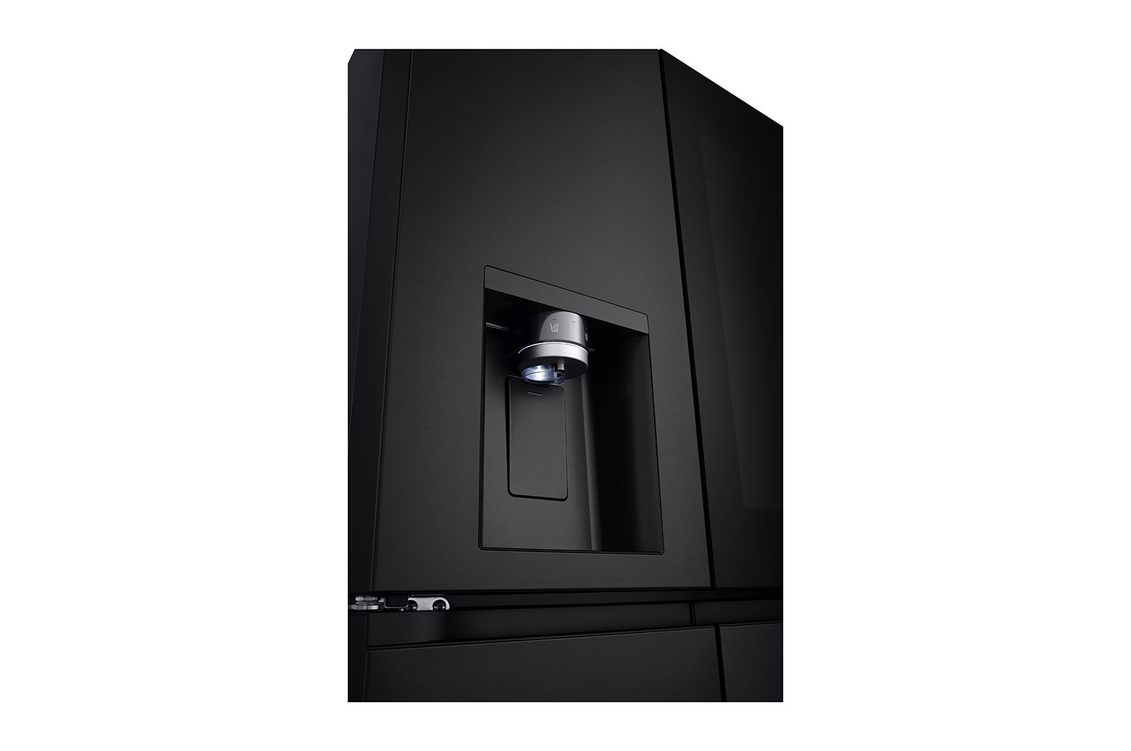 LG InstaView ? Négyajtós h?t?szekrény, DoorCooling?? és ThinQ? technológia, 508L kapacitás, GMG860EPBE
