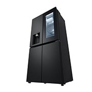 LG InstaView ? Négyajtós h?t?szekrény, DoorCooling?? és ThinQ? technológia, 508L kapacitás, GMG860EPBE