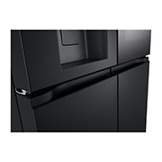 LG InstaView ? Négyajtós h?t?szekrény, DoorCooling?? és ThinQ? technológia, 508L kapacitás, GMG860EPBE