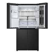 LG InstaView ? Négyajtós h?t?szekrény, DoorCooling?? és ThinQ? technológia, 508L kapacitás, GMG860EPBE