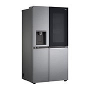 LG InstaView Door-in-Door? Side-by-Side h?t?szekrény DoorCooling<sup>+</sup>? és ThinQ? technológia, 635L kapacitás, GSXV80PZLE