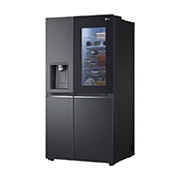 LG InstaView Door-in-Door? Side-by-Side h?t?szekrény DoorCooling+?, Craft Ice? és ThinQ? technológia, 635L kapacitás, GSXV90MCDE