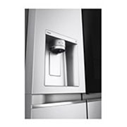LG InstaView Door-in-Door? Side-by-Side h?t?szekrény DoorCooling<sup>+</sup>? és ThinQ? technológia, 635L kapacitás, GSXV91MBAE