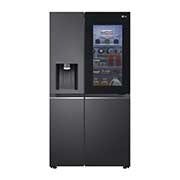 LG InstaView Door-in-Door? Side-by-Side h?t?szekrény DoorCooling<sup>+</sup>? és ThinQ? technológia, 635L kapacitás, GSXV91MCAE