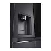 LG InstaView Door-in-Door? Side-by-Side h?t?szekrény DoorCooling<sup>+</sup>? és ThinQ? technológia, 635L kapacitás, GSXV91MCAE