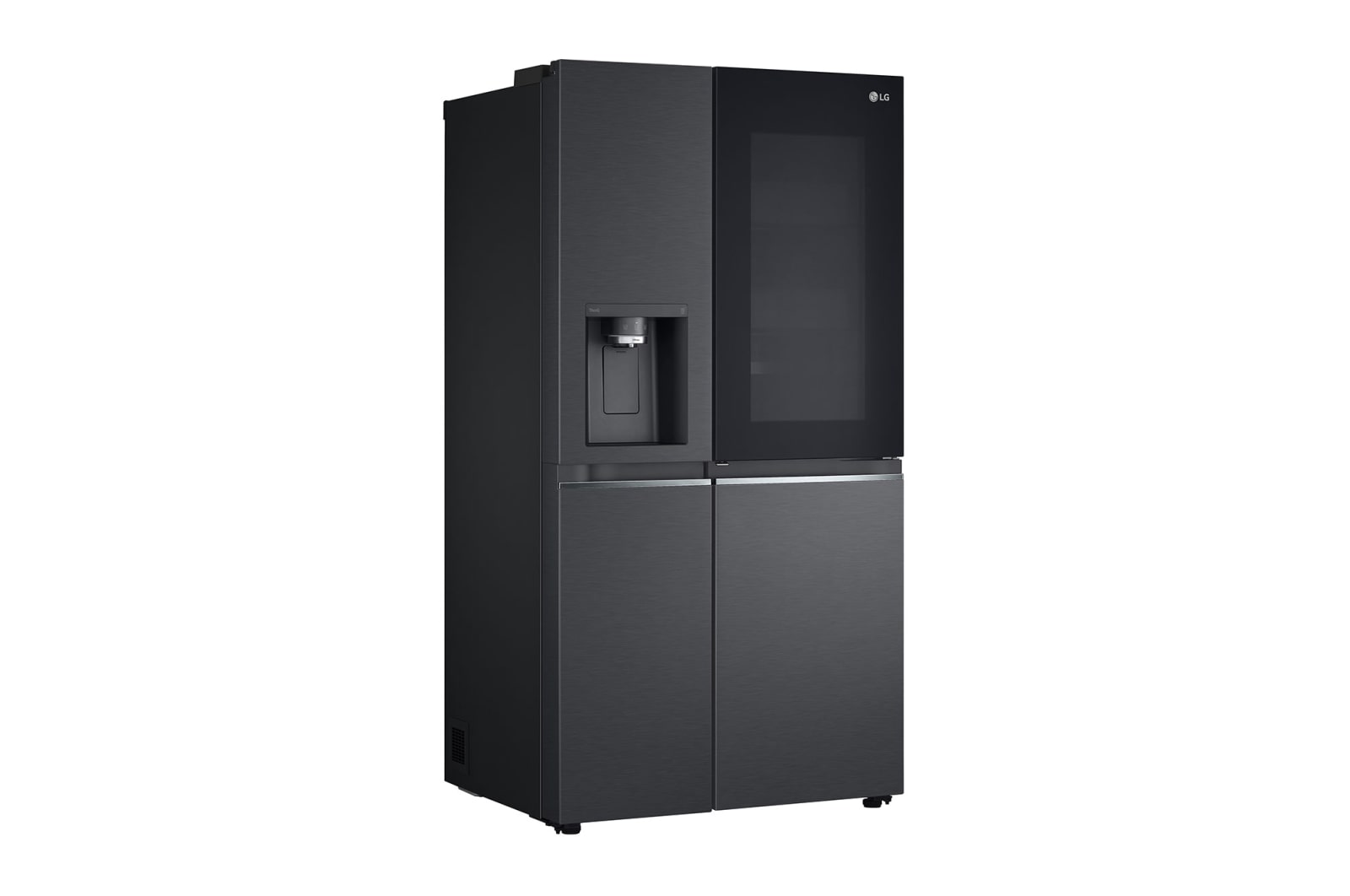 LG InstaView Door-in-Door? Side-by-Side h?t?szekrény DoorCooling<sup>+</sup>? és ThinQ? technológia, 635L kapacitás, GSXV91MCAE