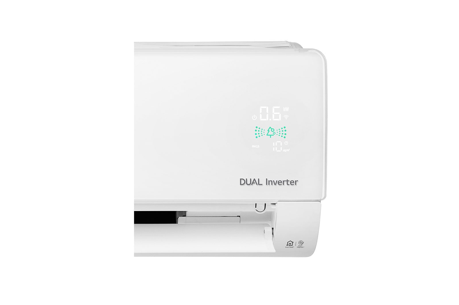 LG DUALCOOL & PURE légkondicionáló légtisztítással, légsz?r? funkcióval, új DUAL Inverter kompresszorral (10 év garancia), wi-fi vezérléssel, R32, 3,5 kW,fehér, AP12RK
