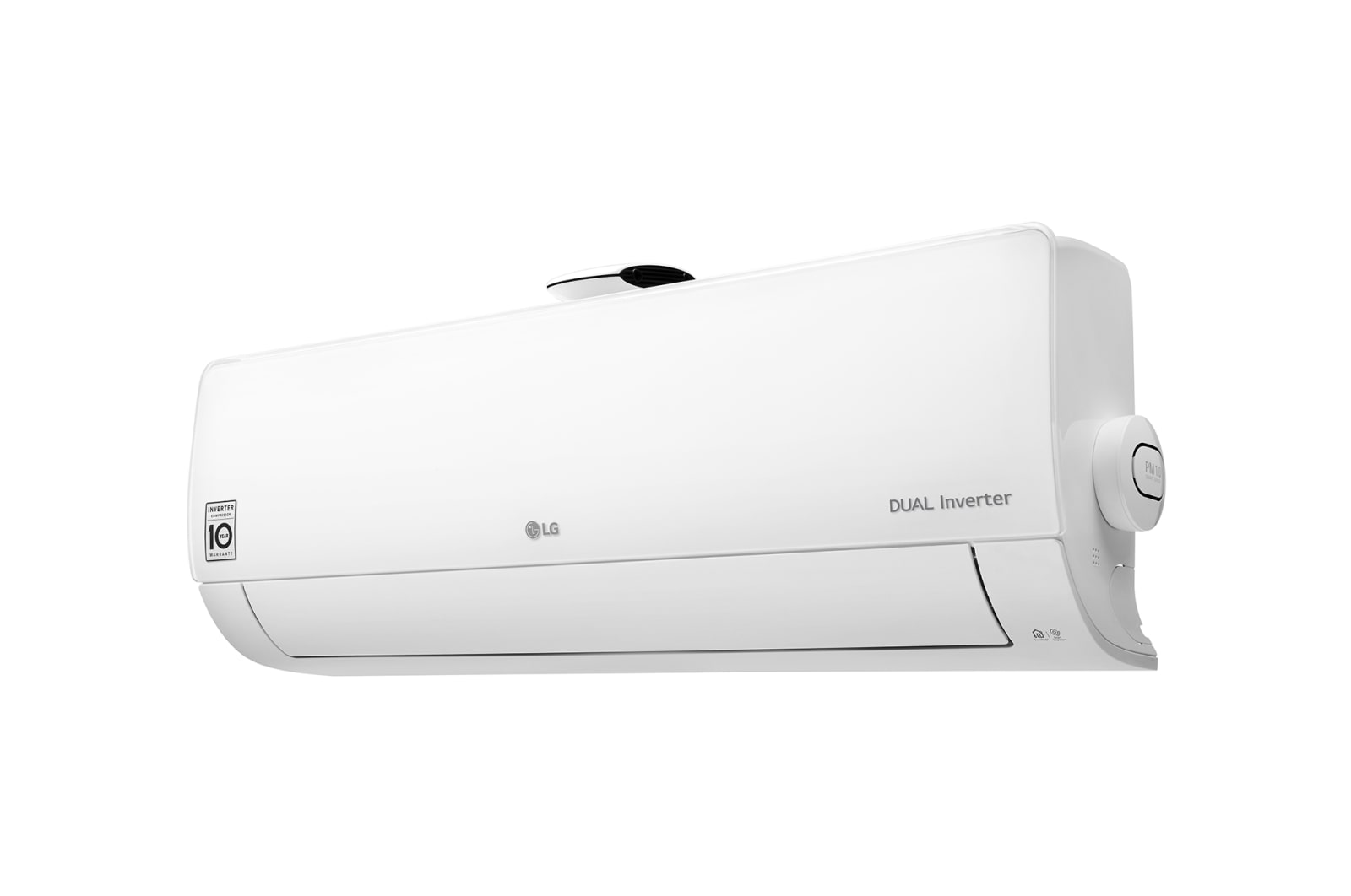 LG DUALCOOL & PURE légkondicionáló légtisztítással, légsz?r? funkcióval, új DUAL Inverter kompresszorral (10 év garancia), wi-fi vezérléssel, R32, 3,5 kW,fehér, AP12RK