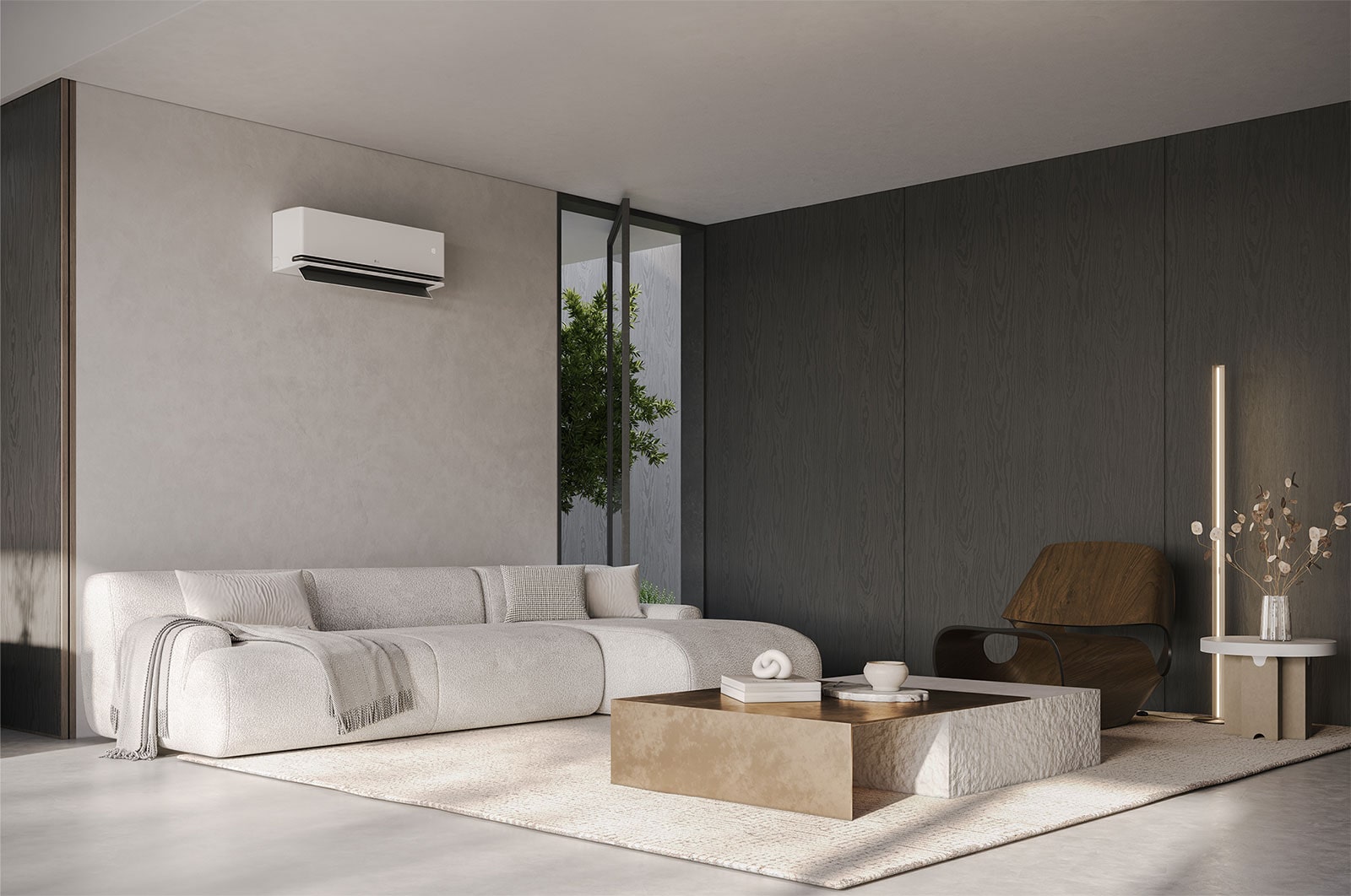 LG DUALCOOL Premium, Lágy leveg?vel, 3,5 kW Split légkondicionáló, H12S1P